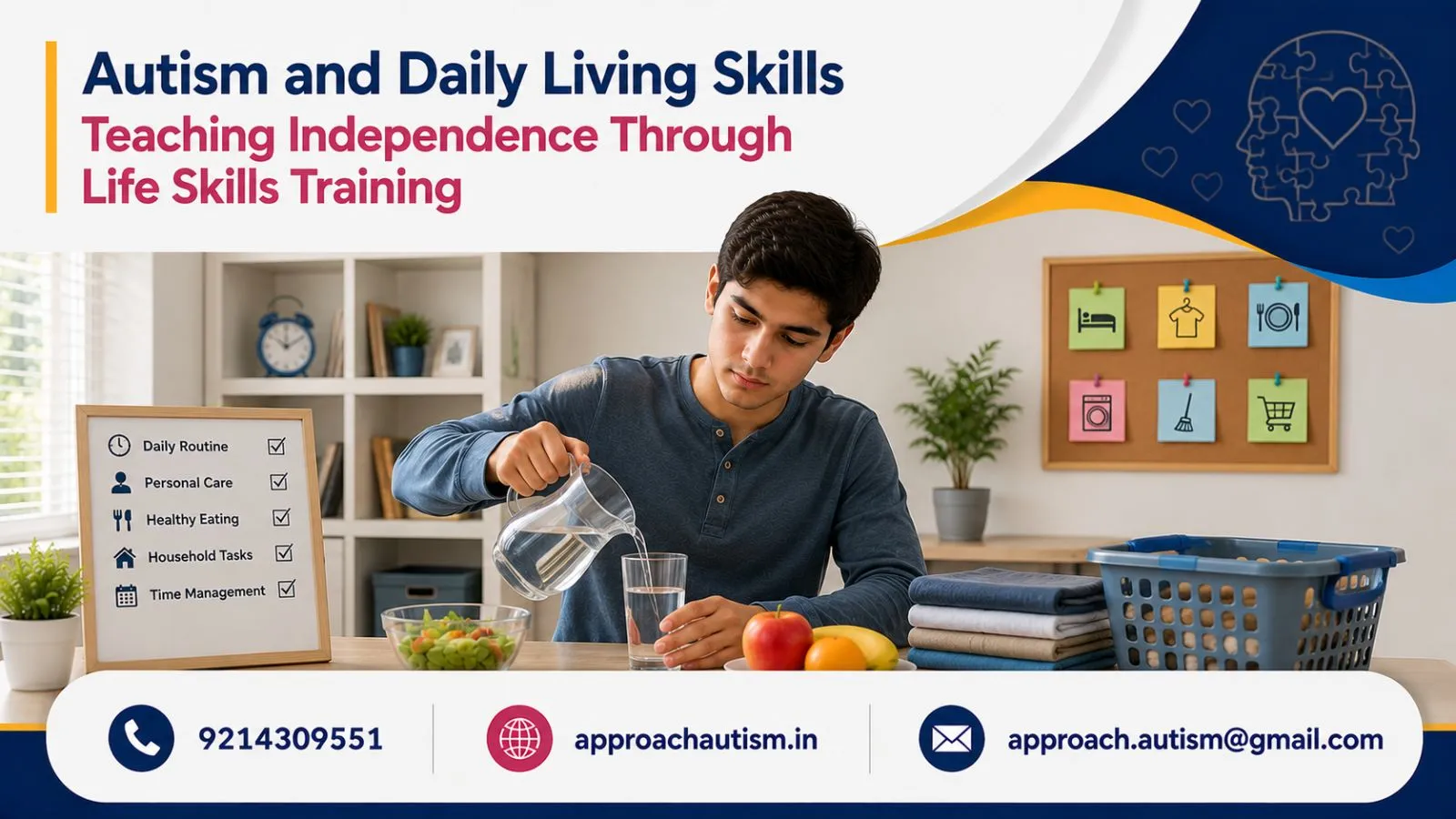 Autism and Daily Living Skills Teaching Independence Through Life Skills Training